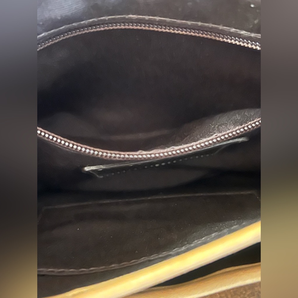 Coach Signature Canvas/Leather Cricket Turnlock Crossbody Bag - Picture 12 of 16